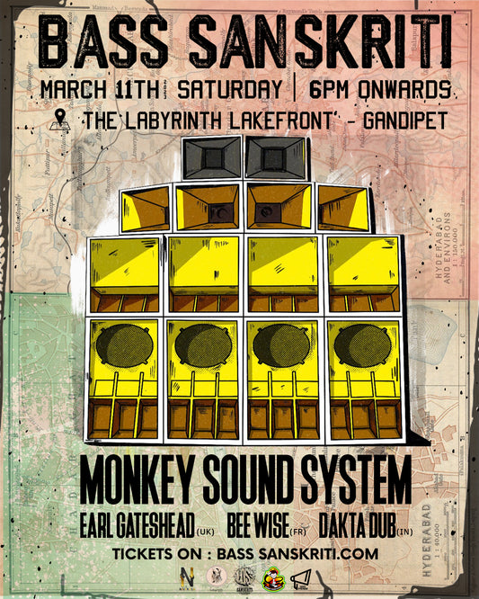 Bass Sanskriti ft Monkey Sound System @The Labyrinth Lakefront 11.03.2023