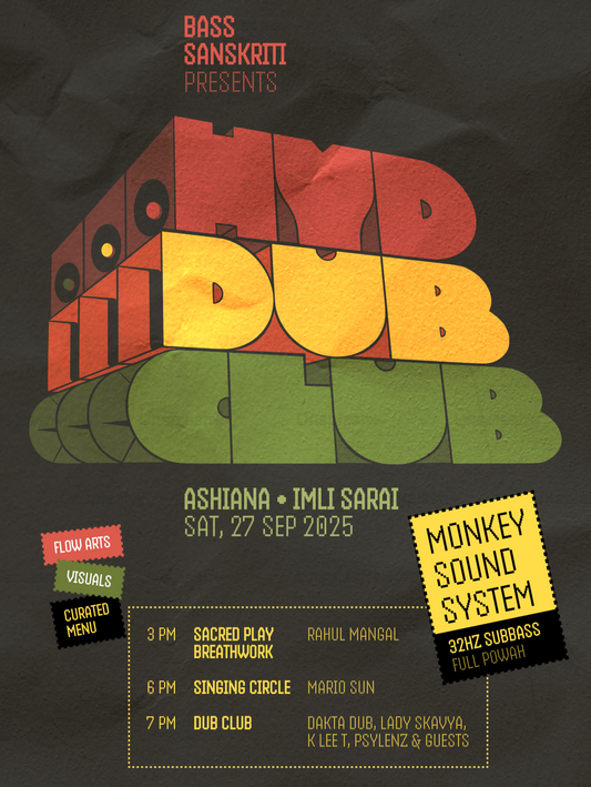 Poster for 'Hyd Dub Club' EP2 27Sept2025