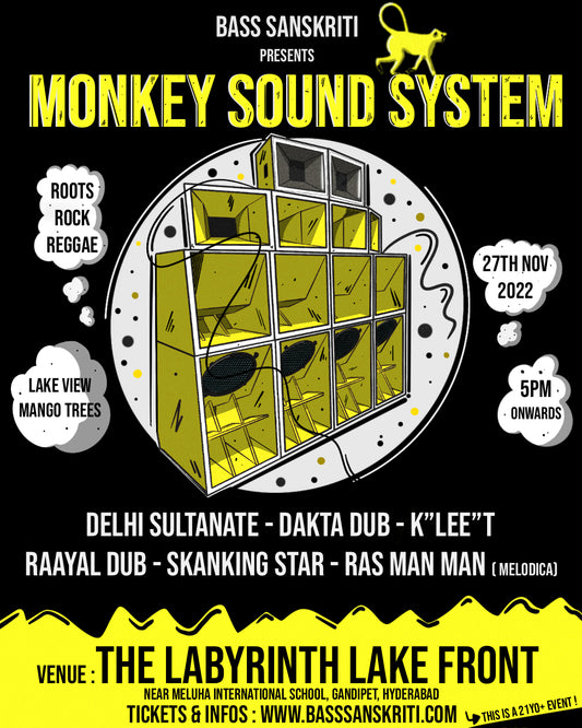 Bass Sanskriti ft Monkey Sound System @The Labyrinth Lakefront 27.11.2022
